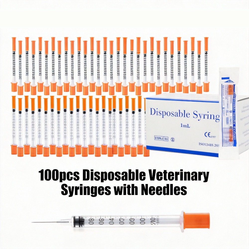 Pet Supplies App - 100 seringues jetables 1 ml 0,5