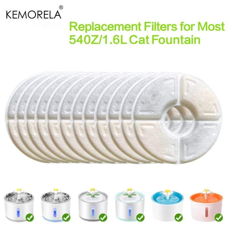 Cat Water Fountain Filter - Filtre à charbon actif de remplacement