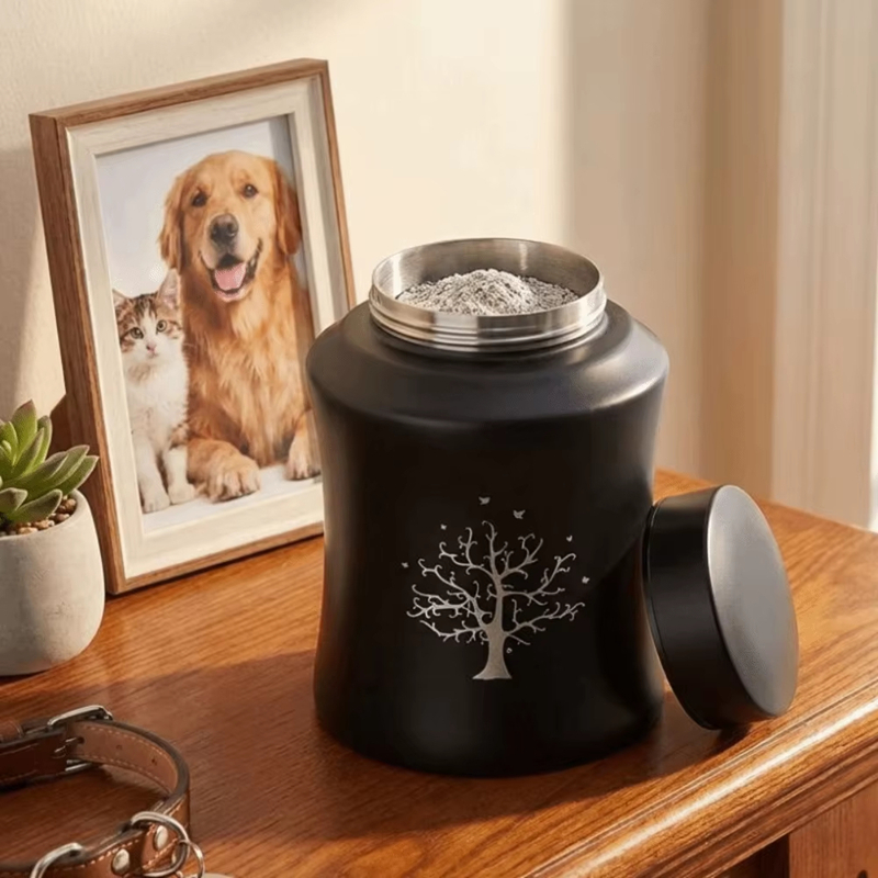 Pet Supplies Stores - Urne funéraire en acier inoxydable pour