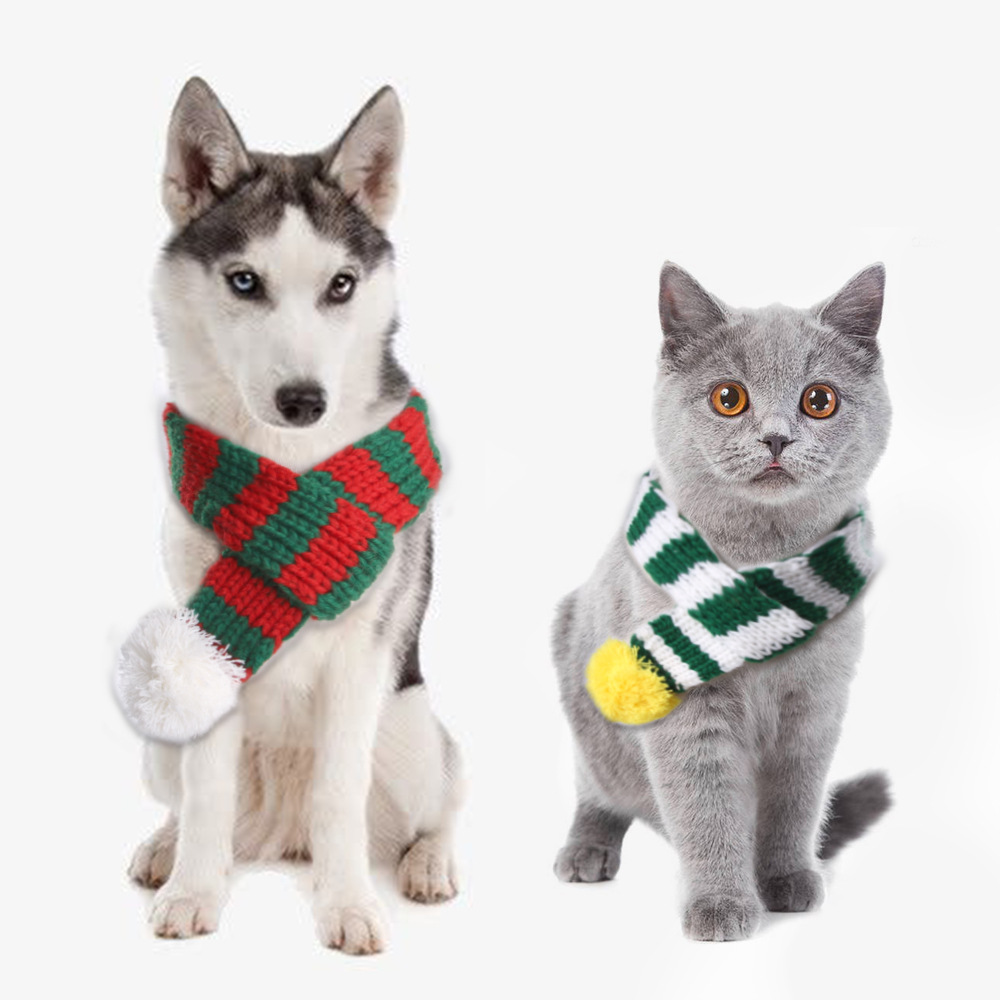 Pet Supplies In Amazon - Amazon, écharpe de noël tricotée pour