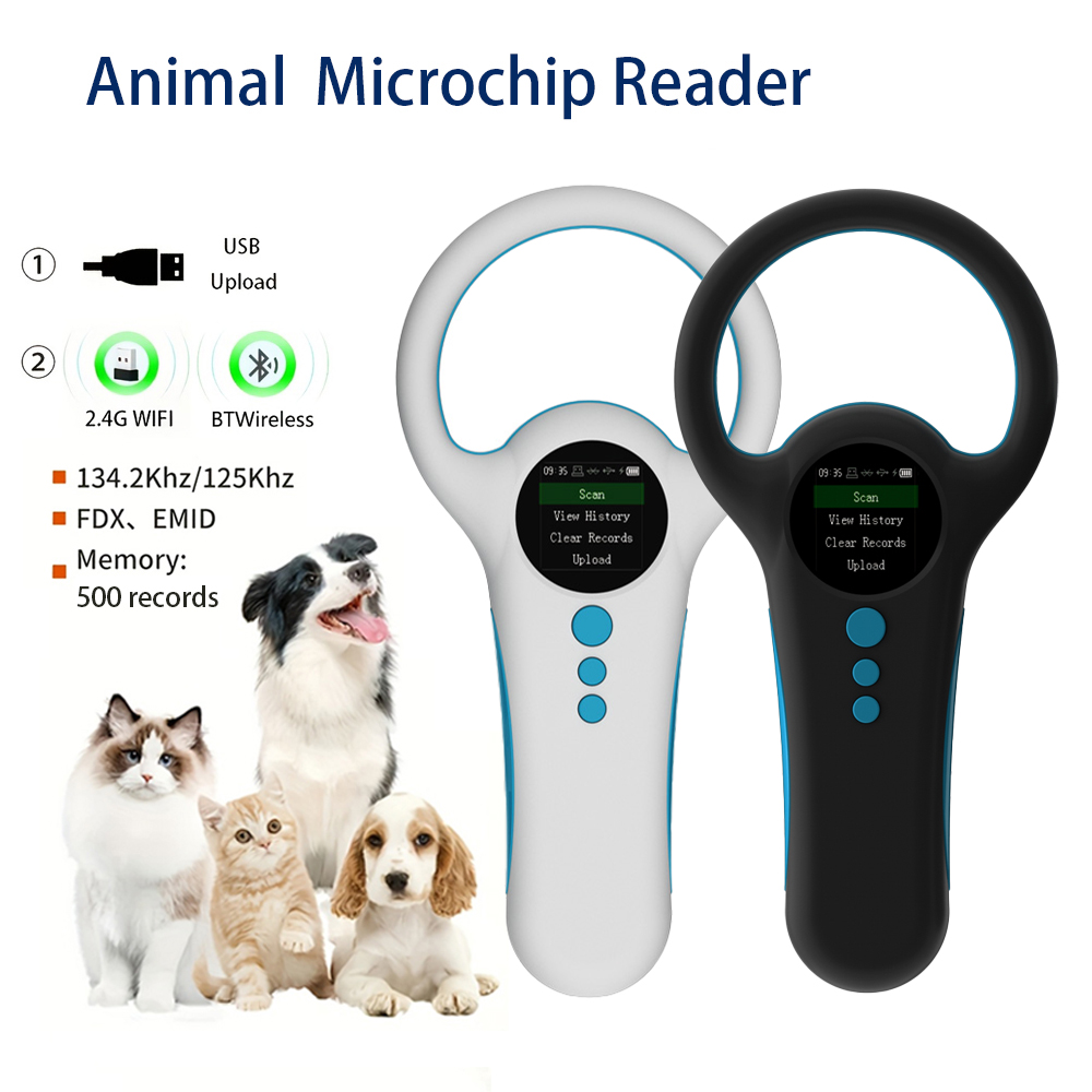 Pet Supplies Online - Lecteur d'étiquettes d'animaux USB/2.4G sans fil/Bluetooth,