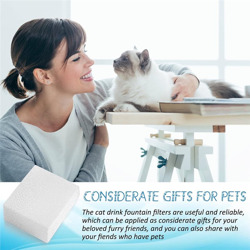 Éponge pré-filtre (60 pièces)  - Cat Water Fountain Filter avis et prix