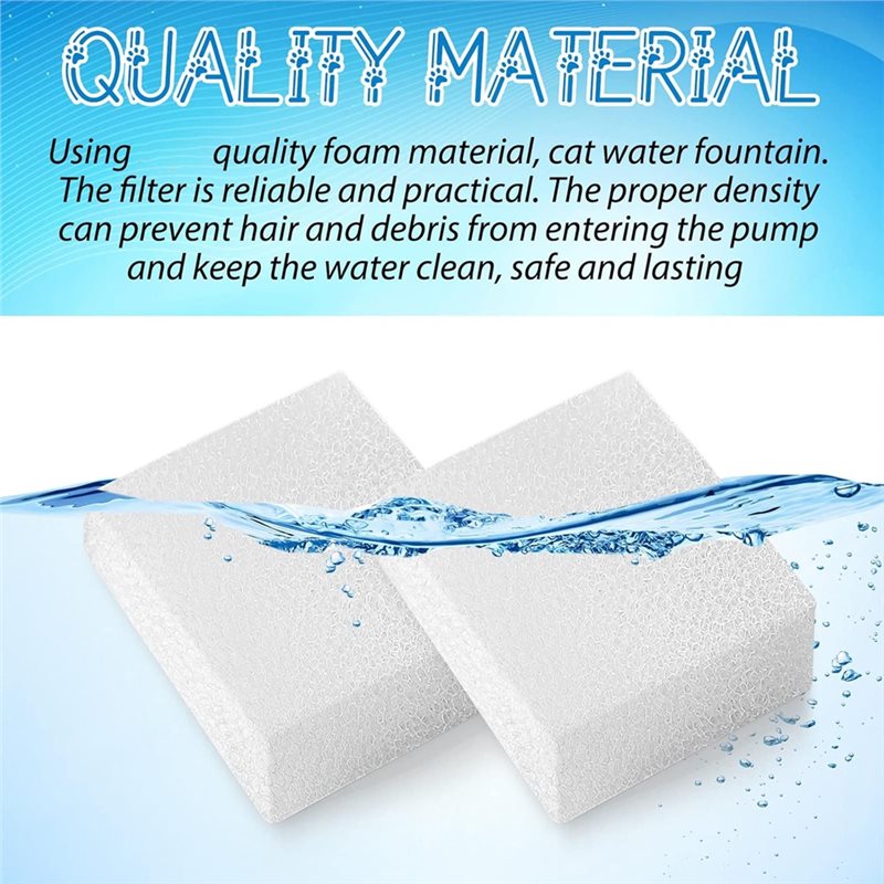 Éponge pré-filtre (60 pièces)  - Cat Water Fountain Filter avis et prix