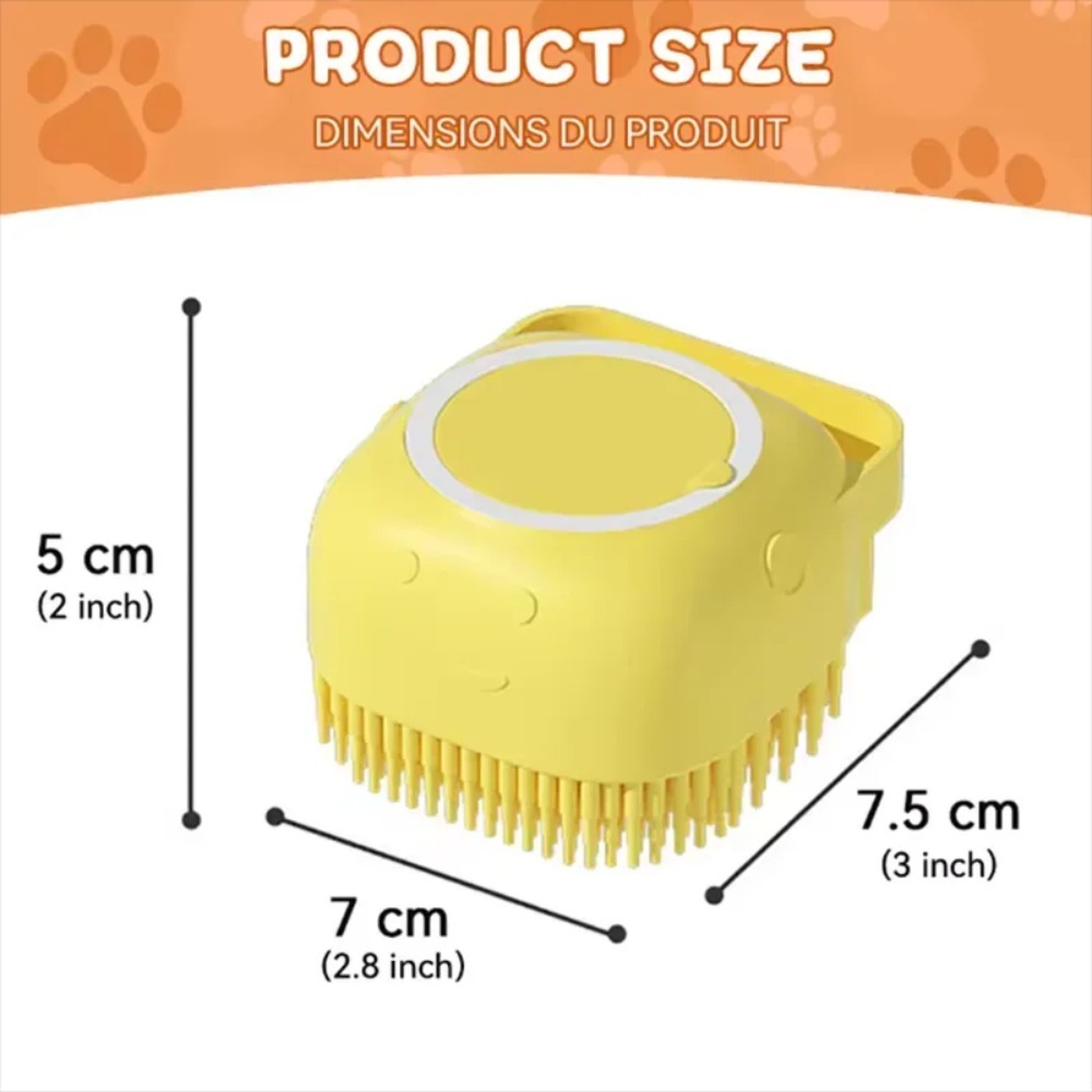 Brosse de massage en silicone  - Pet Supplies App avis et prix