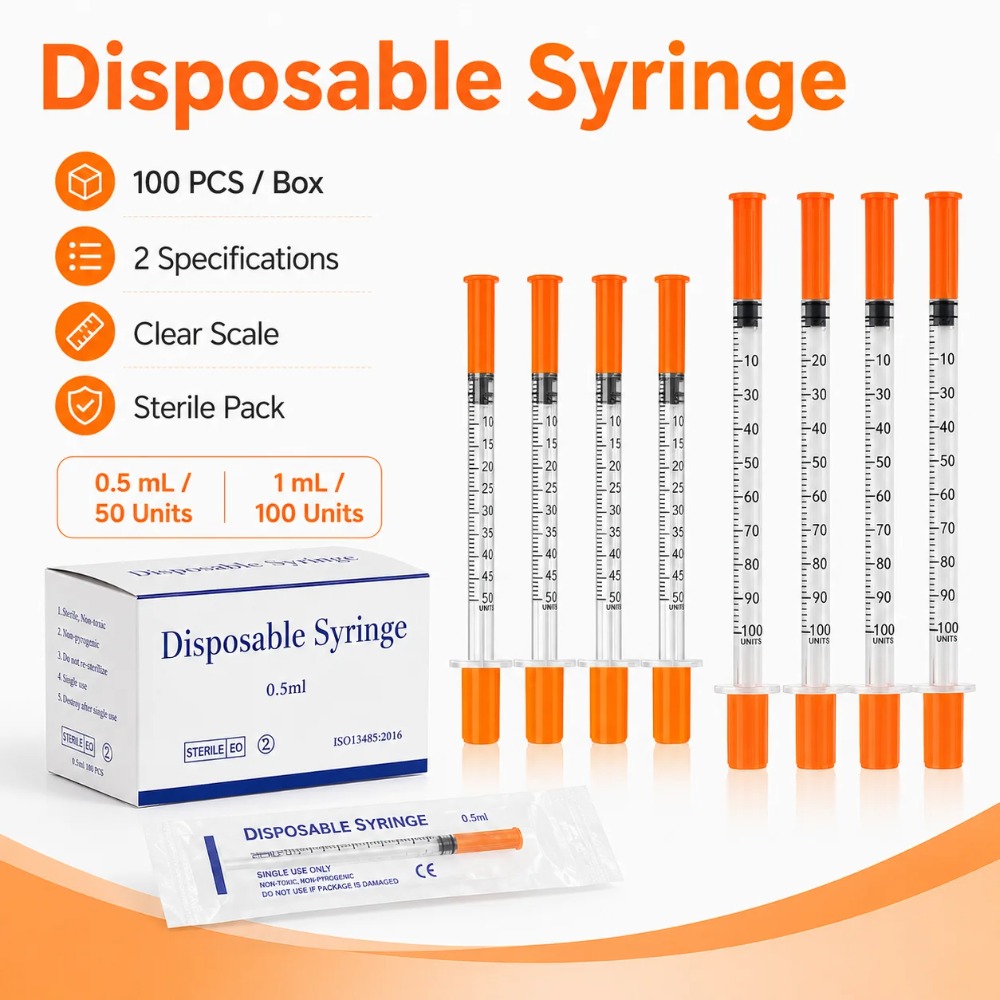 100 seringues jetables 1 ml 0, - Pet Supplies App avis et prix